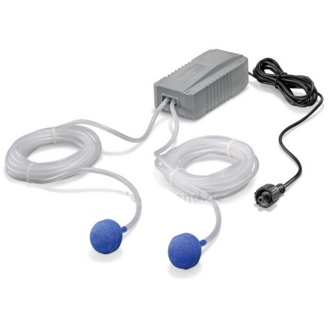 Esotec – Aérateur de bassin solaire 6-9V – Débit d'air 200L/h – Pompe à oxygène pour étang – 101851 (1/5)