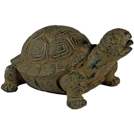 Ubbink – Sujet cracheur tortue 21 x 29 x 14 cm – Matériau polyrésine anthracite/bronze – Débit d'eau 300-1000 l/h – Raccord tuyau 12-13 mm