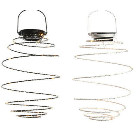 Duo spirale leds blanche et noire