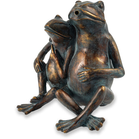 Figurine de gargouille grenouille jardin deau décoration figurine de bassin esotec 100737