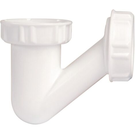 Valentin – Siphon de bidet en V – Sortie 1''1/4 – Avec joint américain pour tube Ø 32 mm – Pour installations sanitaires