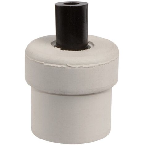 Embout de tube rond à cheville 22 mm – Blanc – Fixation solide pour matériaux variés – Installation facile – Civic (1/2)