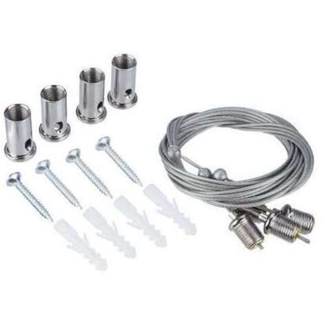Kit de suspension pour plafonnier LED Dhome ES-H-P-1M - Installation Facile en Suspension pour Éclairage LED Domestique (1/2)