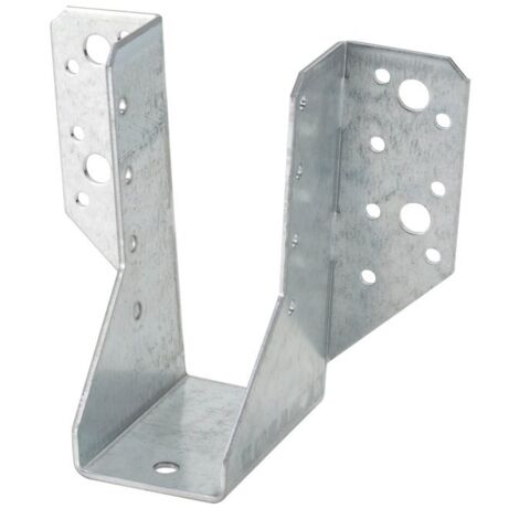 Sabot de charpente 105 mm x 50 mm – Acier galvanisé 2 mm – Pour poutre extérieure – Fixation robuste pour bois dur – Alberts