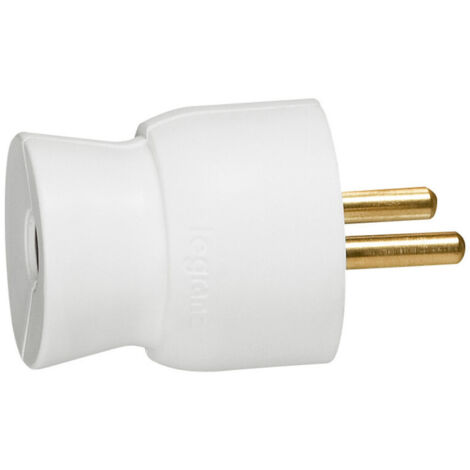 Fiche électrique 2P+T 16A sortie droite blanc LEGRAND 050415 - Version franco-belge (1/6)
