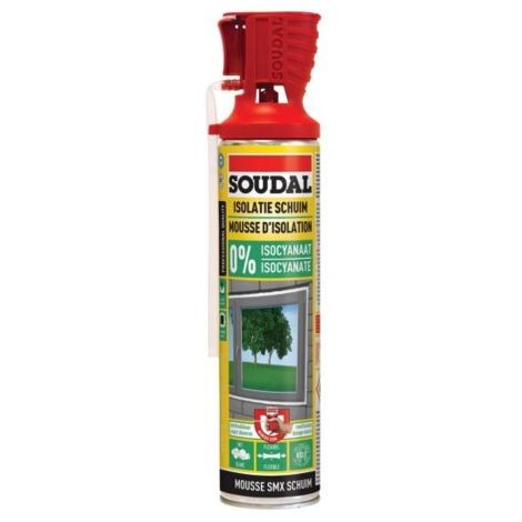 Mousse auto-expansives SMX sans isocyanate 500 ml, carton de 6 - SOUDAL