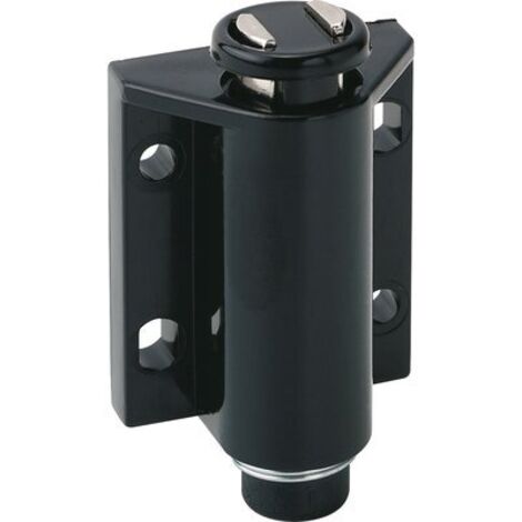 Hettich – Loqueteau magnétique pour meuble – Largeur 20mm – Acier inoxydable – Finition chromée – Pour bois dur et teck