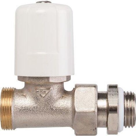 Robinet de radiateur droit à visser M 1/2' avec réglage précis RBM 280400 (1/2)