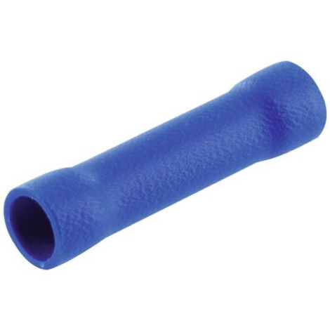 Manchon à butée Dhome Bleu, Cylindrique, Section de 1,5 à 2,5 mm², Sachet de 10 (1/3)