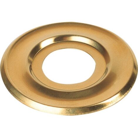 Watts – Rosace laiton poli 55 mm – Raccord femelle 1/2' – Finition élégante pour installations plomberie – Vendu par 2 pièces