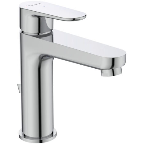 Mitigeur lavabo Kheops Porcher avec bec fixe de 176 mm, finition chrome, modèle Easy-fix, référence Ch3 (1/3)