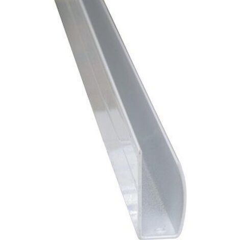 Novellini – Profilé mural Lunes 2P-A-R-F – Paroi de douche en aluminium – Longueur 200cm – Finition anodisée – Pour installation facile