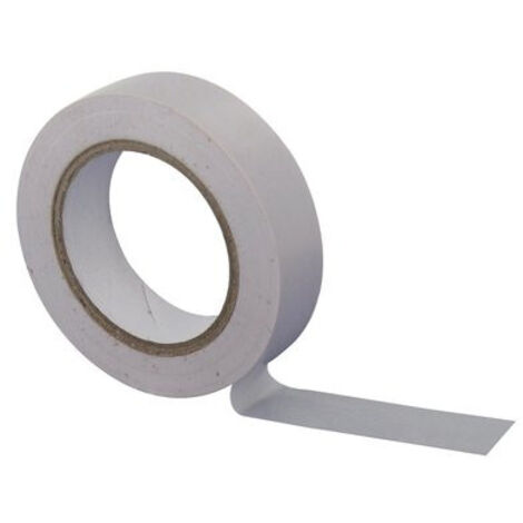 Ruban adhésif isolant Dhome blanc 15 mm x 10 m pour isolation thermique et acoustique (1/3)