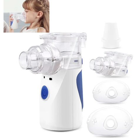 Rnemitery – Inhalateur nébuliseur portable USB-C – Silencieux, 8mL, 50dB – Pour enfants et adultes – Traitement efficace des voies respiratoires (1/5)