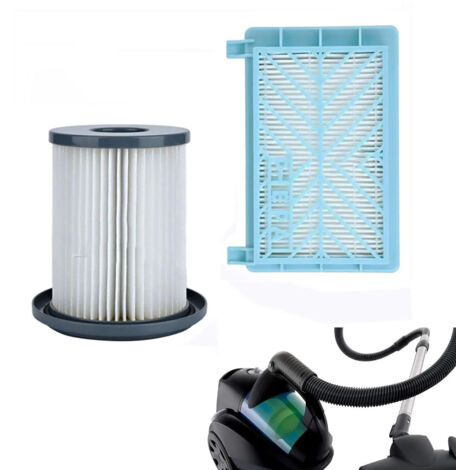 Pièces de Rechange Filtres + Filtre à Cartouche pour Philips FC8732 FC8733 FC8734 FC8736 FC8738 FC8740 FC8748 Aspirateur (1/5)