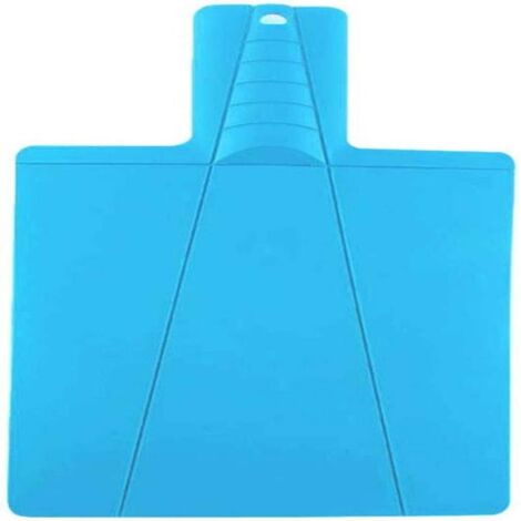 Planche à découper pliante en plastique, planche à découper pour la préparation des aliments, 38 x 21,6 cm, surface antidérapante, passe au lave-vaisselle (1/5)