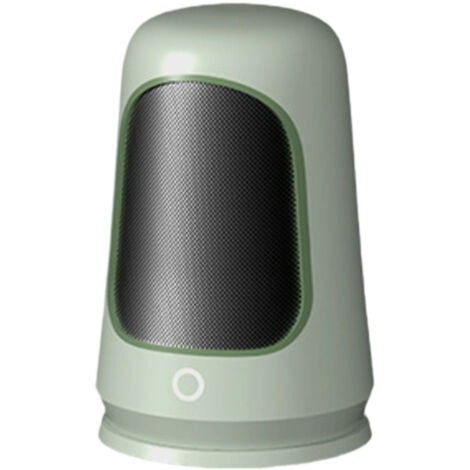 Mini radiateur de bureau, radiateur d'appoint portable 1001 W avec protection contre la surchauffe et le basculement, ventilateur de chauffage PTC compact pour bureau et chambre(vert foncé) (1/5)