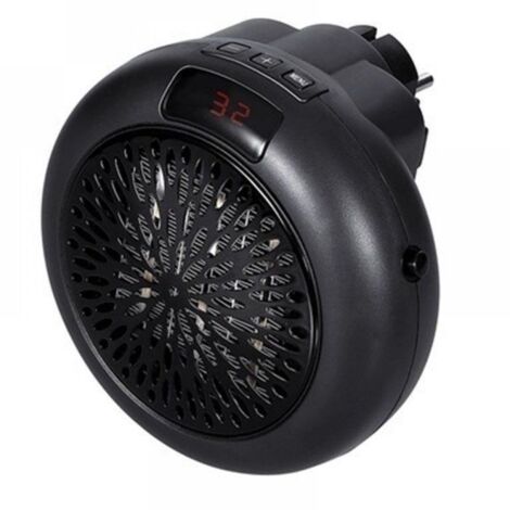 Mini radiateur soufflant électrique mobile 900 W (noir) (1/5)