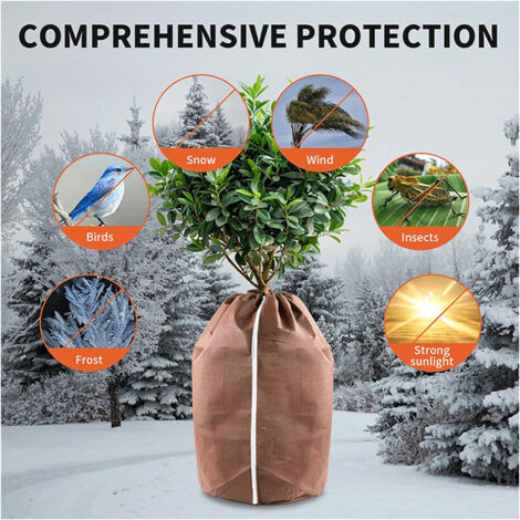 UTOOPIE Housse De Protection Des Plantes Réglable 80*60cm Avec Cordon