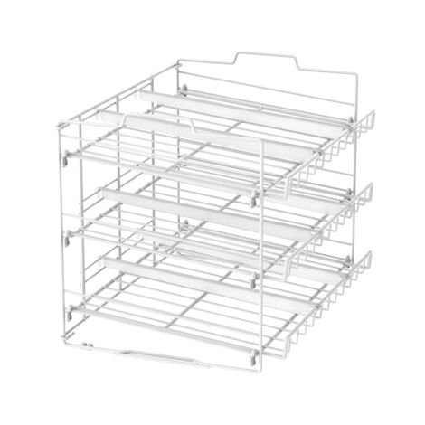 Organisateur de boîtes empilables pour garde-manger/placard, peut contenir 36 boîtes, distributeur (1/5)