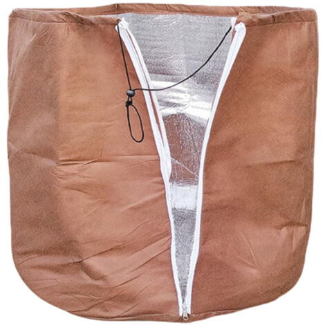 Jardinières isolantes, protection des plantes pour l'hiver, jardinières pour la protection contre le gel Jardinières avec cordon de serrage(40x40cm) (1/5)