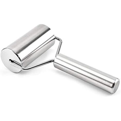 Rouleau à pâtisserie antiadhésif en acier inoxydable pour pizzas, gâteaux, pâtes et biscuits (1/5)