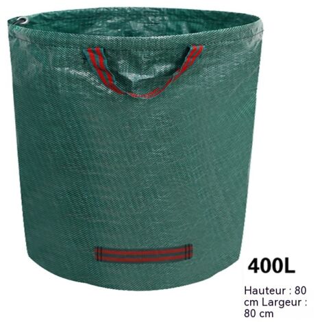Sac de ramassage de feuilles pour jardinage sac à déchets végétaux tissé PP imperméable sac de rangement pour débris (1/4)