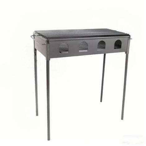 Barbecue Barbacoa compact et portable 50 x 30 x 50 cm Barbecue au charbon de bois pour pique-niques, camping et jardin (1/3)