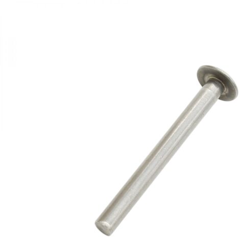 Linxor – Lot de 10 pitons fixes d'ancrage inox – Diamètre 8 mm – Longueur 80 mm – Résistance à la rouille pour béton