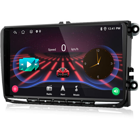 Hexinex Autoradio Android 14 avec CarPlay Pour VW Golf 5 6 Touran Tiguan et Polo 6+128 Go
