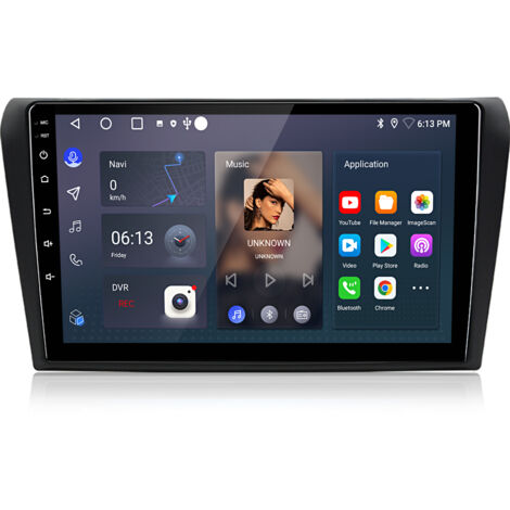 Autoradio Hexinex Pour Mazda 3 2003-2009 Android 14 CarPlay 2+64GB (1/5)