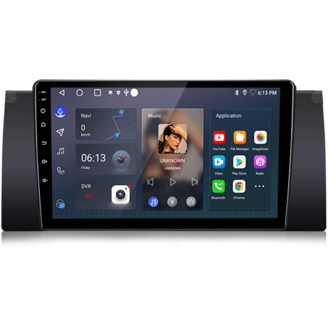 Autoradio Hexinex Pour BMW Série 5 E39 X5 E53 Série 7 E38 Android 14 CarPlay 2+64GB