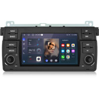 Hexinex Autoradio Android 14 compatible CarPlay 2 + 64 Go Pour BMW Série 3 E46 318 320 325 M3 1998-2006