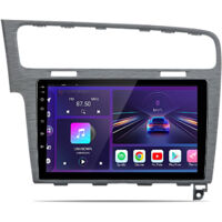 Hexinex Argent Pour VW Golf 7 MK7 VII 2013-2017 Android 14 CarPlay 6+128 Go Autoradio GPS Navi BT