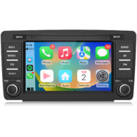 Hexinex Autoradio Android 15 de 8 pouces 2 Go + 64 Go pour Skoda Octavia 2004–2013 avec carPlay navigation GPS Wi-Fi et DAB+