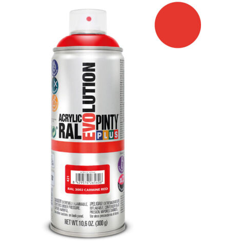 PINTURA EN SPRAY PINTYPLUS EVOLUTION 520cc RAL 3002 ROJO CARMÍN