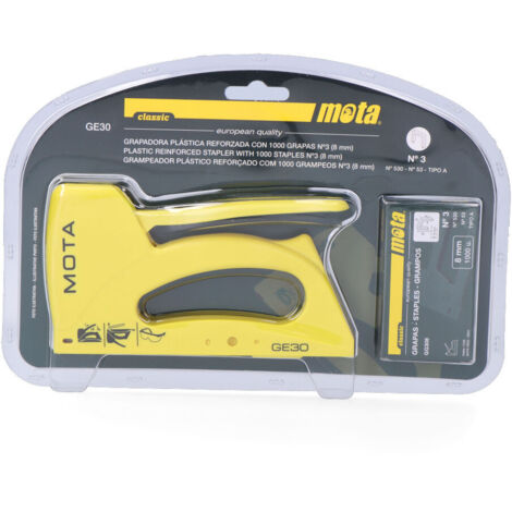 Grapadora classic n° 3 + 1000 grapas 8mm ge30 mota (1/2)