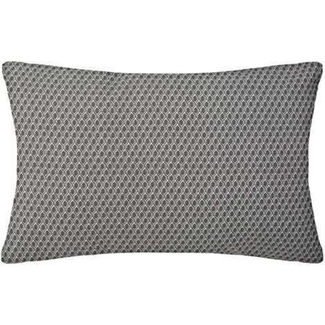 Cojín - motivo otto - algodón - gris - 30x50 cm - Atmosphera créateur d'intérieur