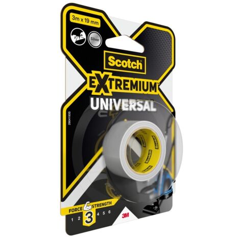 SCOTCH Adhesivo universal de reparación extremium, una cara L.3 mx l.19 mm gris SCOTCH (1/4)