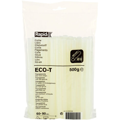 COLA 500g ECO T Ø12x190mm TRANSPARENTE 24941500 RAPID