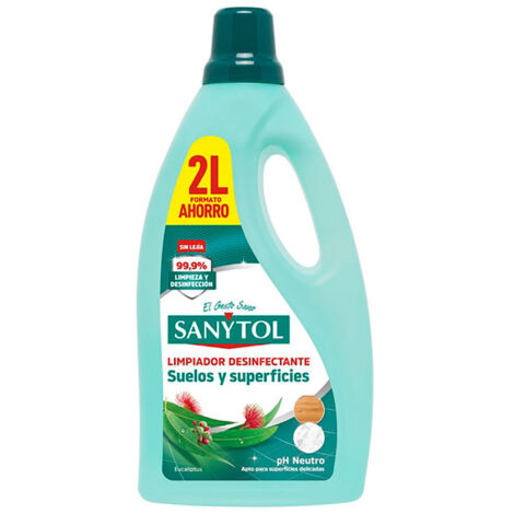 Limpiador desinfectante sanytol 2 l limpiahogar bote