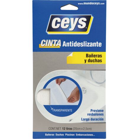 CEYS TIRAS ANTIDESLIZ BAÑERAS TRANS 507615