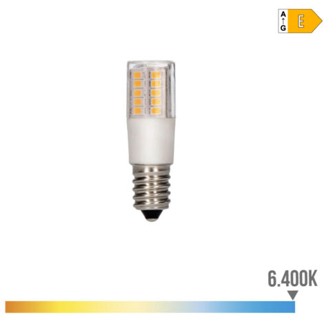 BOMBILLA TUBULAR DE LED E14 5,5W 700lm 6400K LUZ FRIA Ø1,8x5,7cm EDM (1/3)