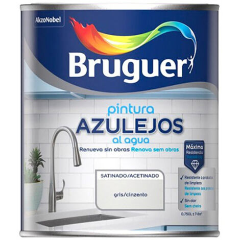 Pintura Bruguer Gris 750 ml Baldosa y azulejo