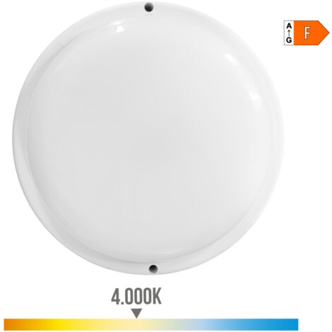 Aplique redondo led con sensor 18w 1820lm 4.000k edm (1/4)