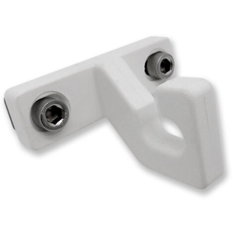 MICEL - 92561 - Gancho de anclaje para toldo, Acabado en Nylon, Color blanco, 65 x 57,5 x 35,5 mm