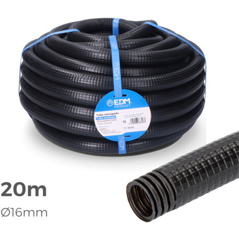 Corrugado EDM 66343 Ferroplast Ø 25 mm Exterior Forrado (20 m) (1 unidad) (1/2)