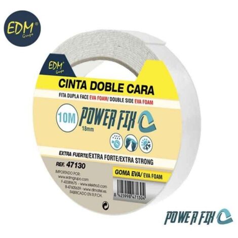 Cinta Doble Cara 10m x 18mm EDM