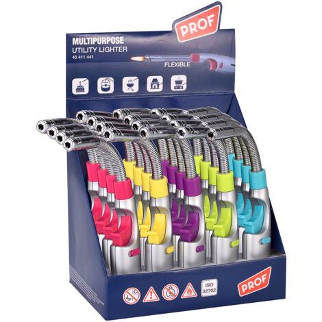 Encendedor electrónico recargable, flexible, colores surtidos (1/2)