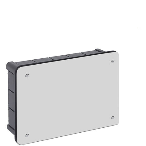 Caja de empotrar rectangular 160x100x50mm con tornillos solera 363 (1/2)